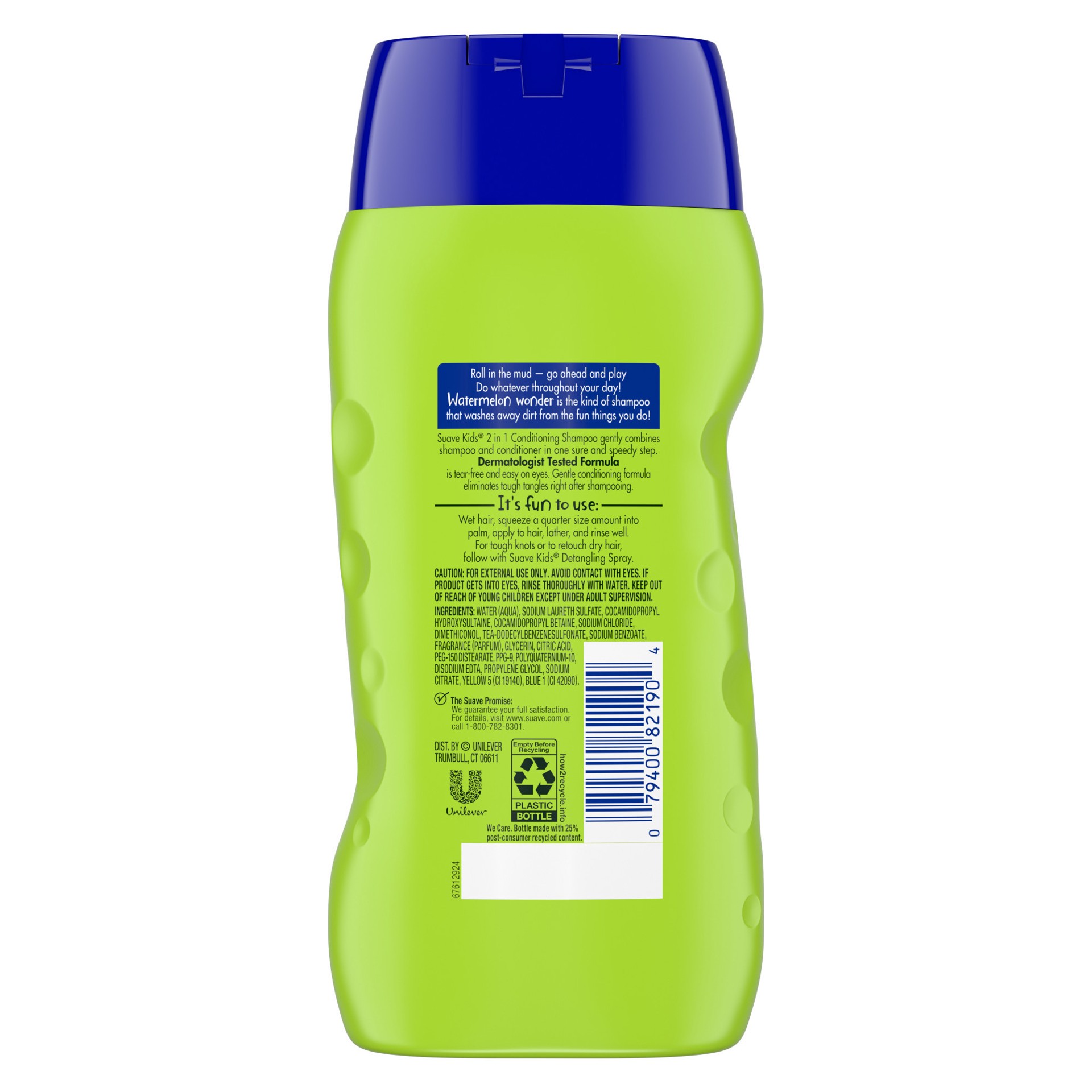 slide 2 of 4, Suave Kids 2 in 1 Shampoo and Conditioner Watermelon Wonder, 12 oz, 12 oz