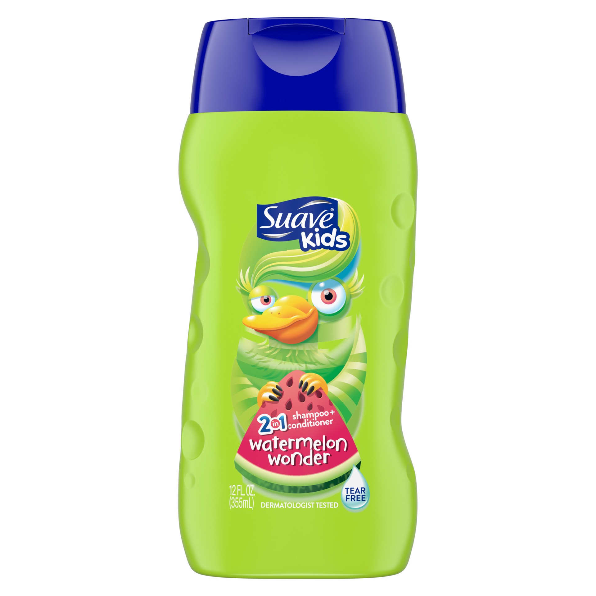 slide 1 of 4, Suave Kids 2 in 1 Shampoo and Conditioner Watermelon Wonder, 12 oz, 12 oz