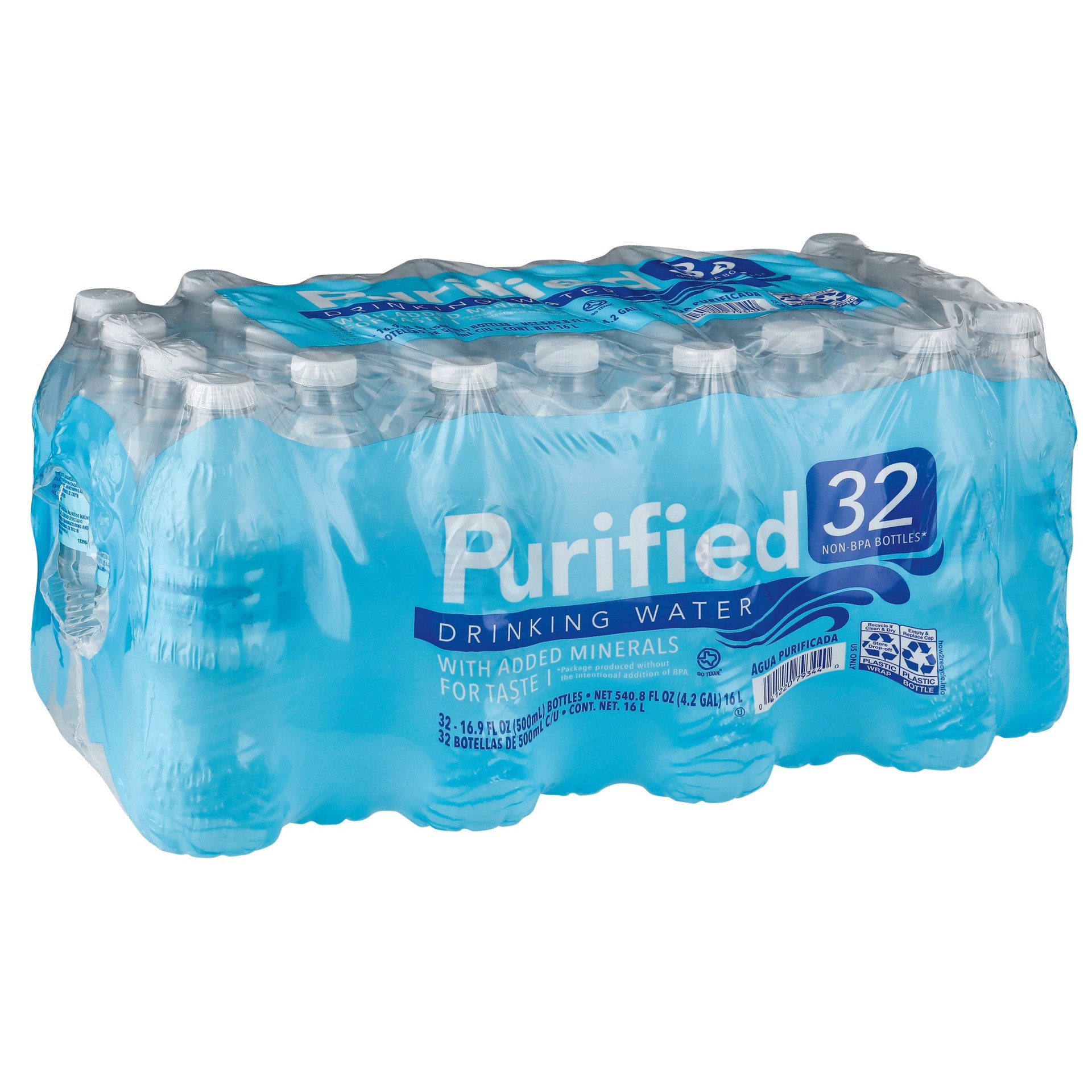 slide 1 of 1, Purified Drinking Water  Bottles - 32 ct, 32 ct