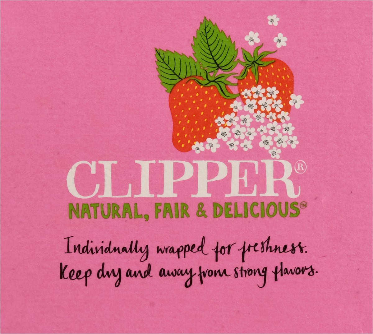 slide 6 of 13, Clipper Organic Strawberry & Elder Flower Herbal Tea 20 ea, 20 ct