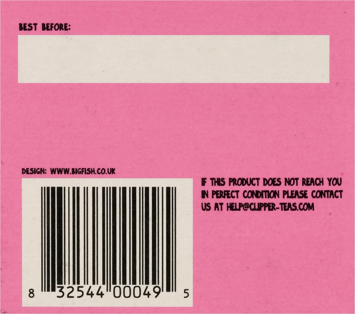 slide 8 of 13, Clipper Organic Strawberry & Elder Flower Herbal Tea 20 ea, 20 ct