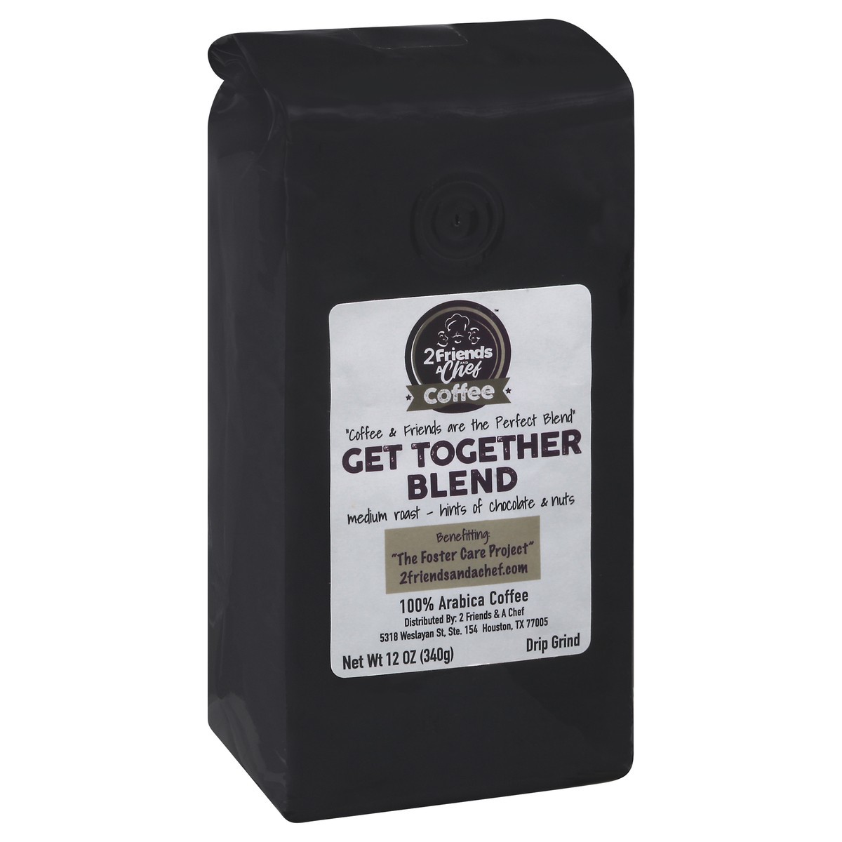 slide 7 of 11, 2 Friends & A Chef Ground Medium Roast Get Together Blend Coffee 12 oz, 12 oz