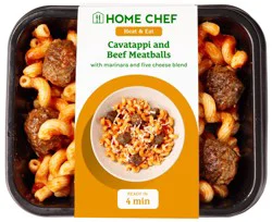 Home Chef Heat & Eat Cavatappi And Beef Meatballs