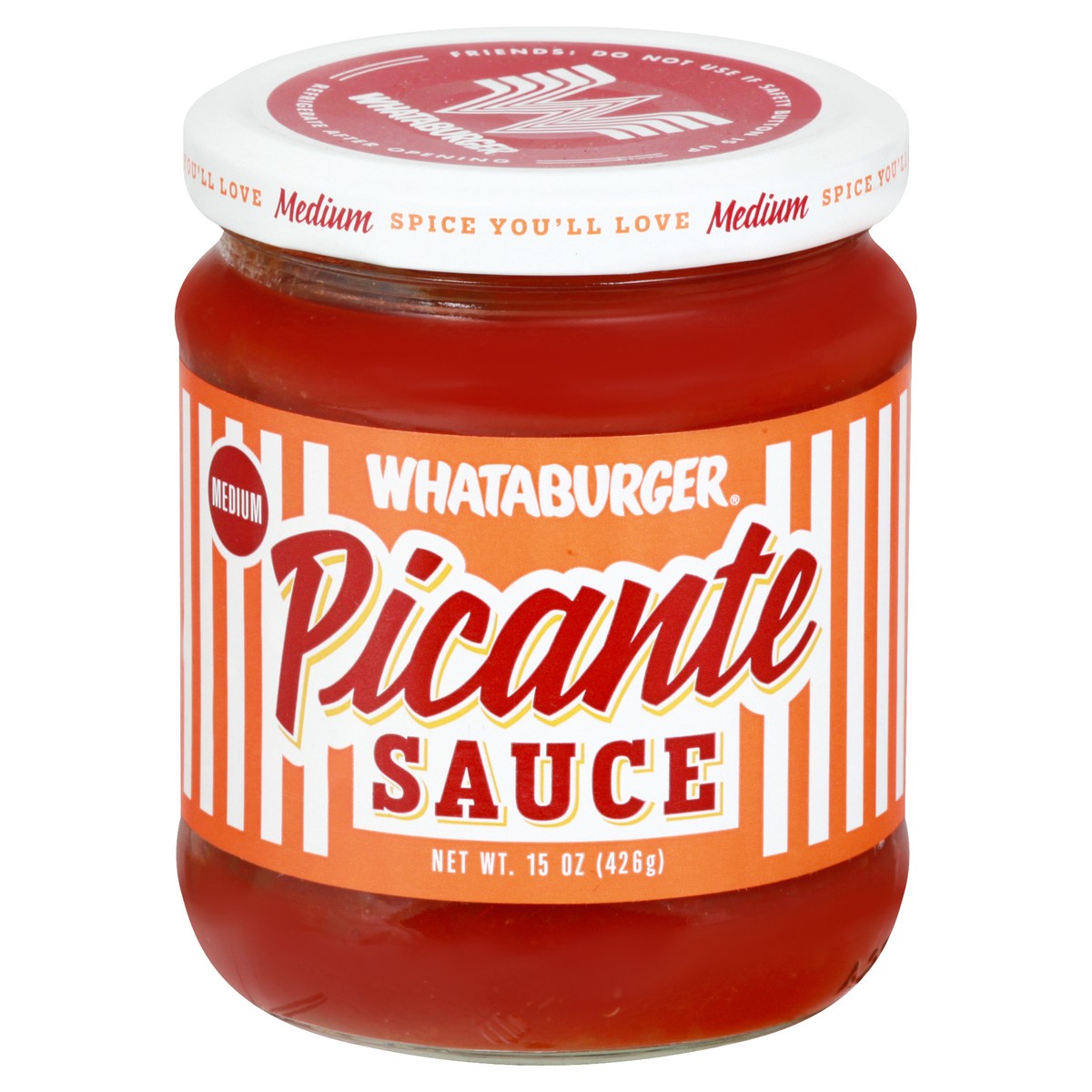 slide 4 of 13, Whataburger Medium Picante Sauce 15 oz, 16 fl oz