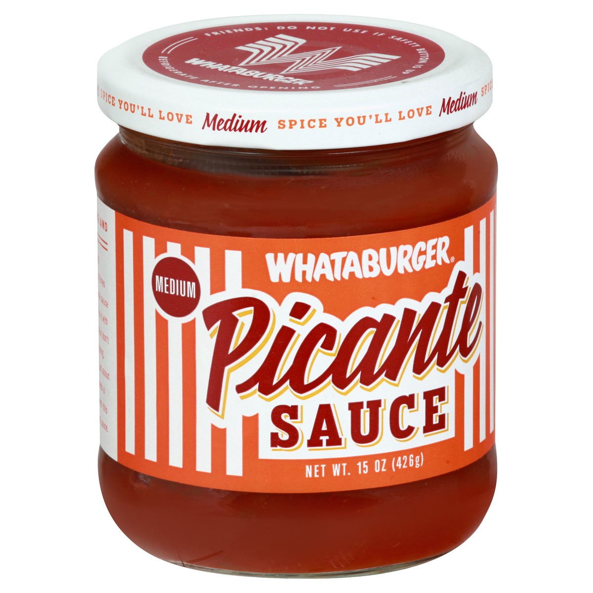 slide 9 of 13, Whataburger Medium Picante Sauce 15 oz, 16 fl oz