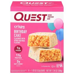 Quest Nutrition Protein Bars, Birthday Cake - 4 ct