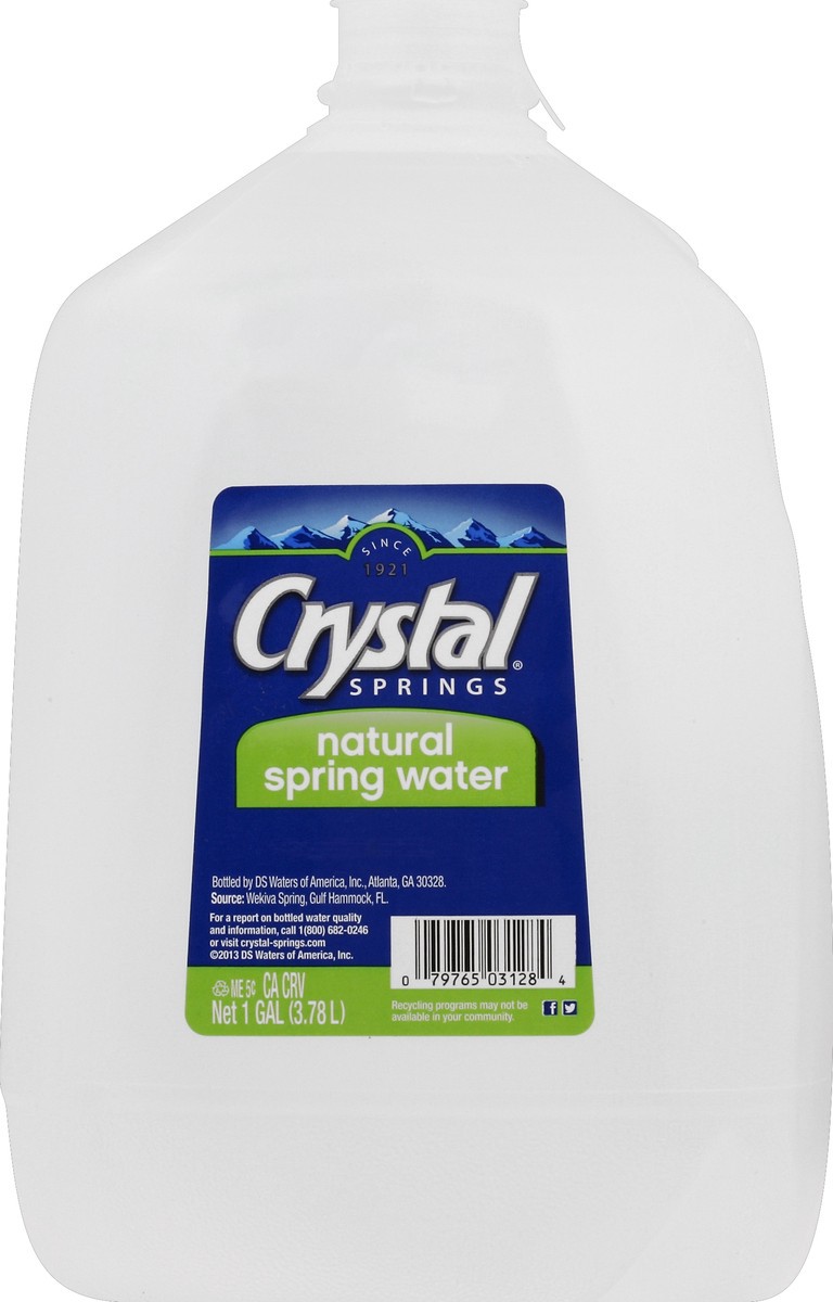 slide 2 of 4, Crystal Springs Premium Spring Water - 1 gal, 1 gal