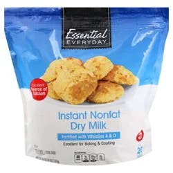 Essential Everyday Dry Milk, Instant, Nonfat, 64 Ounce