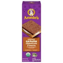 Annie's Organic Graham Sandwich Cookies, S'mores, 12 Count, 8 oz