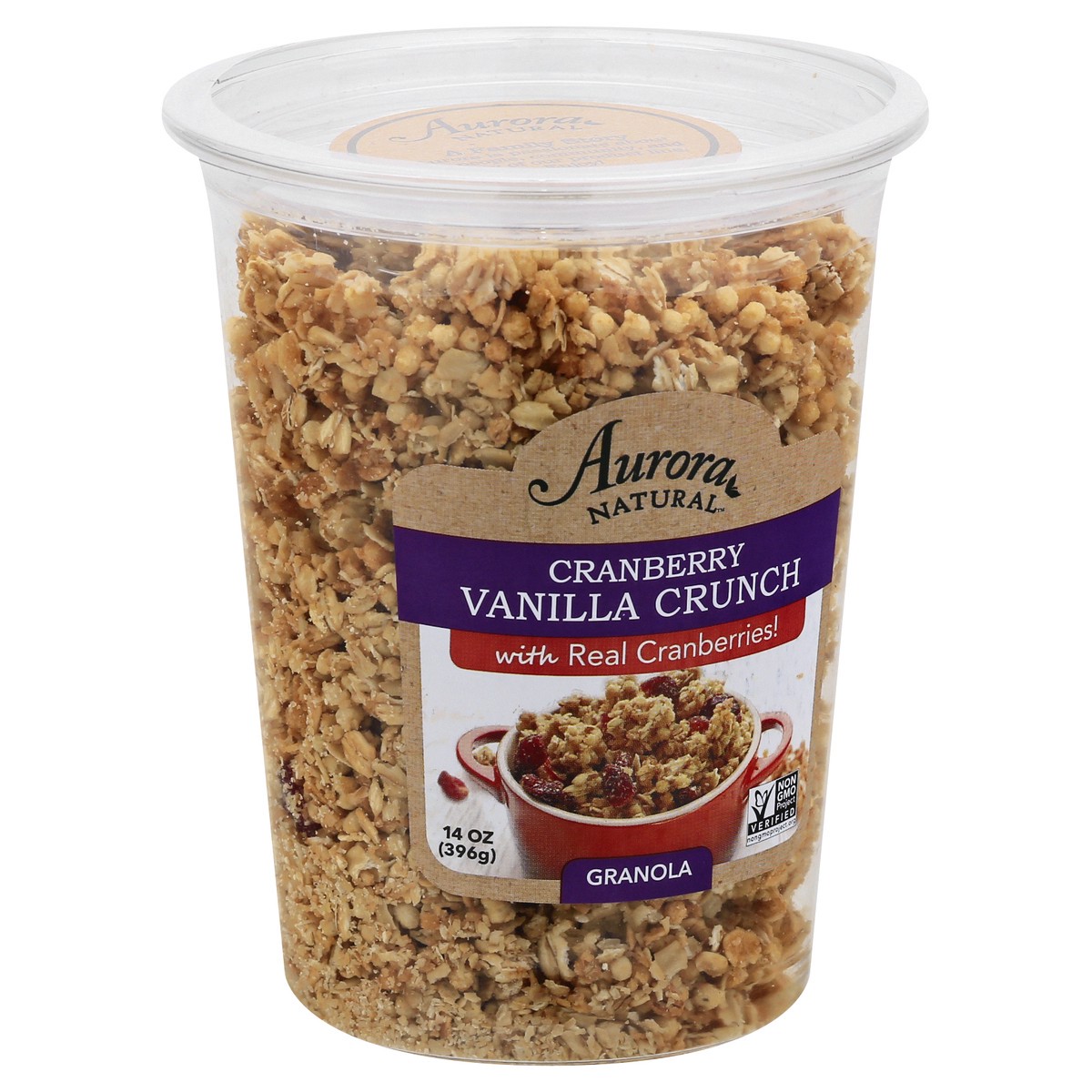 slide 8 of 13, Aurora Natural Cranberry Vanilla Crunch Granola 14 oz, 14 oz