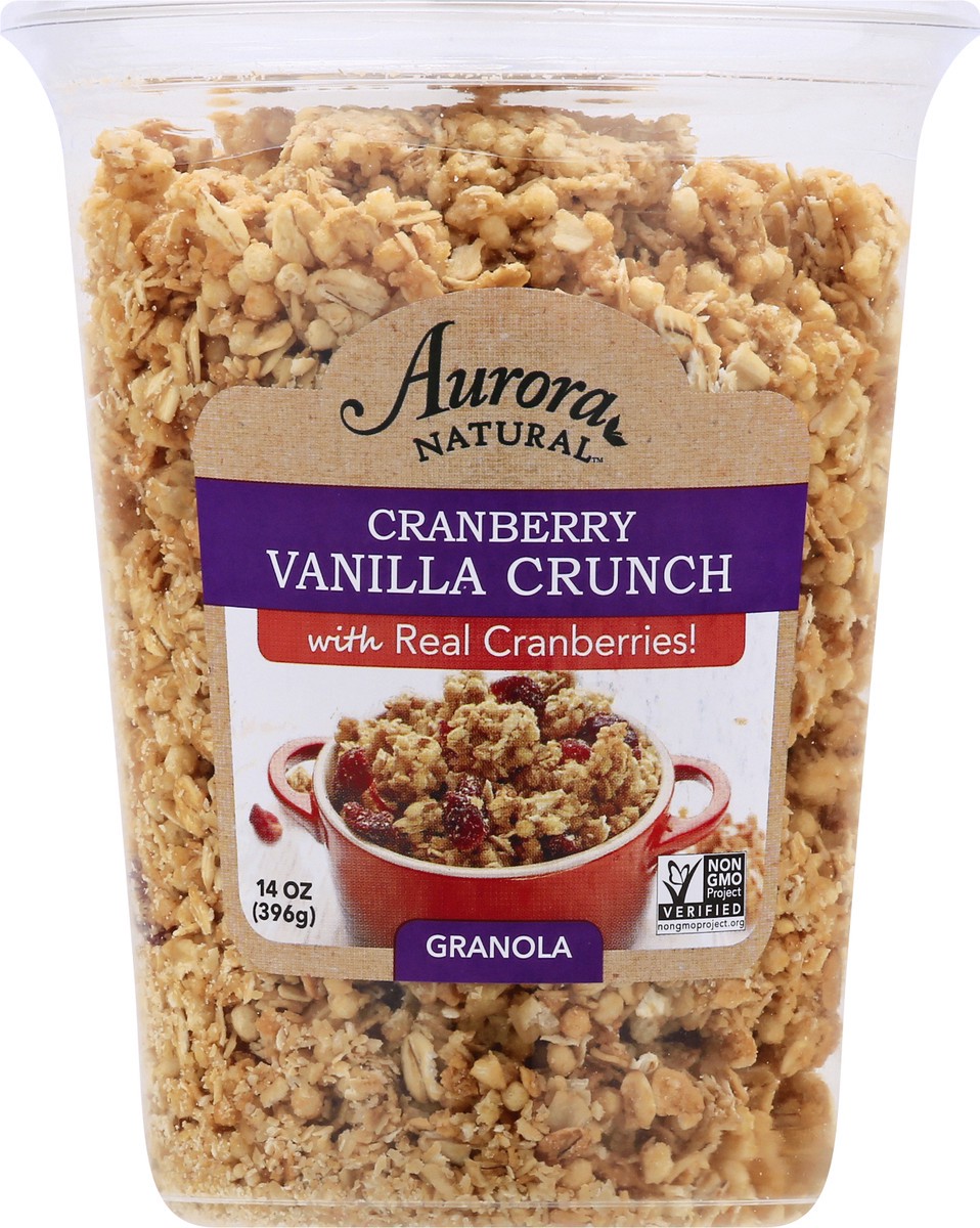 slide 3 of 13, Aurora Natural Cranberry Vanilla Crunch Granola 14 oz, 14 oz