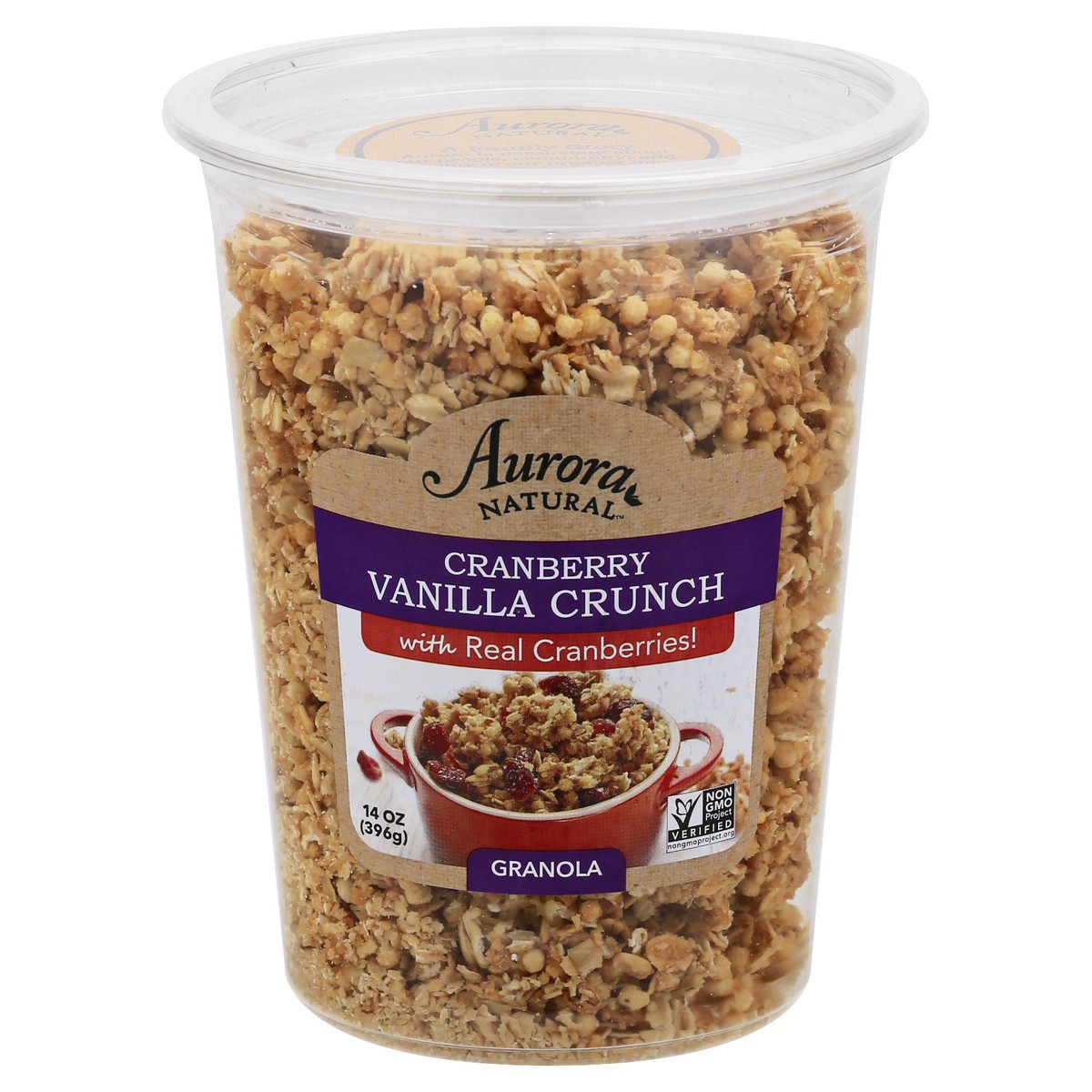 slide 6 of 13, Aurora Natural Cranberry Vanilla Crunch Granola 14 oz, 14 oz
