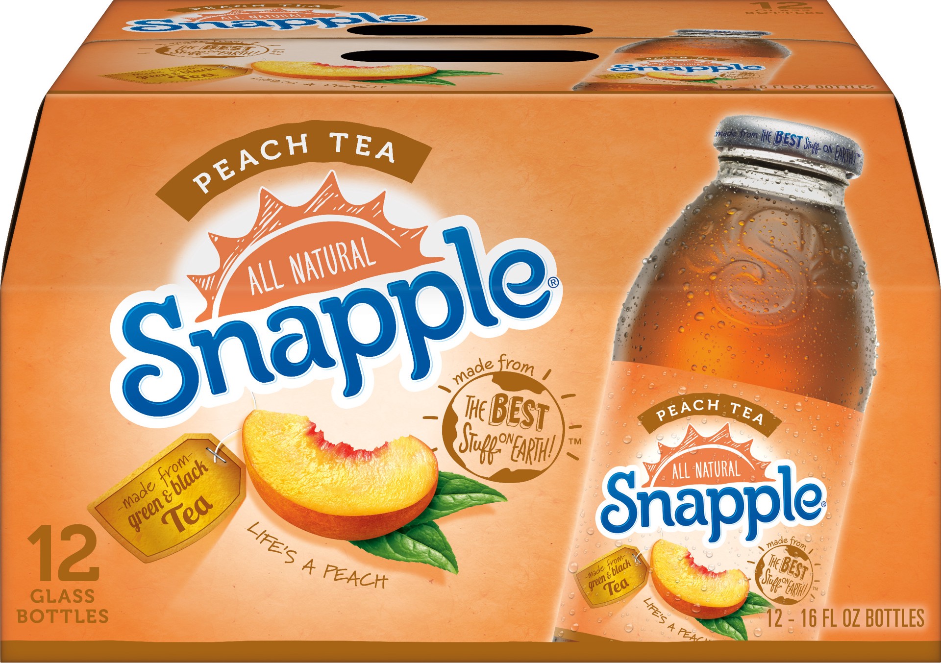 slide 1 of 6, Snapple Peach Tea , 