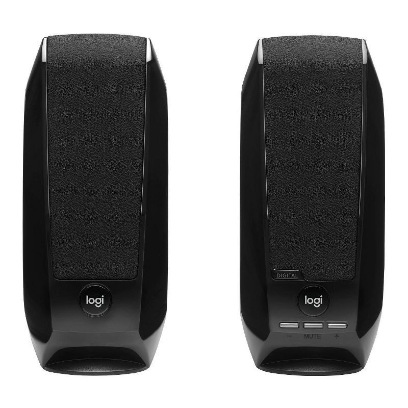 slide 3 of 5, Logitech S150 USB Stereo Speakers for Desktop or Laptop - Black (980-000309), 1 ct