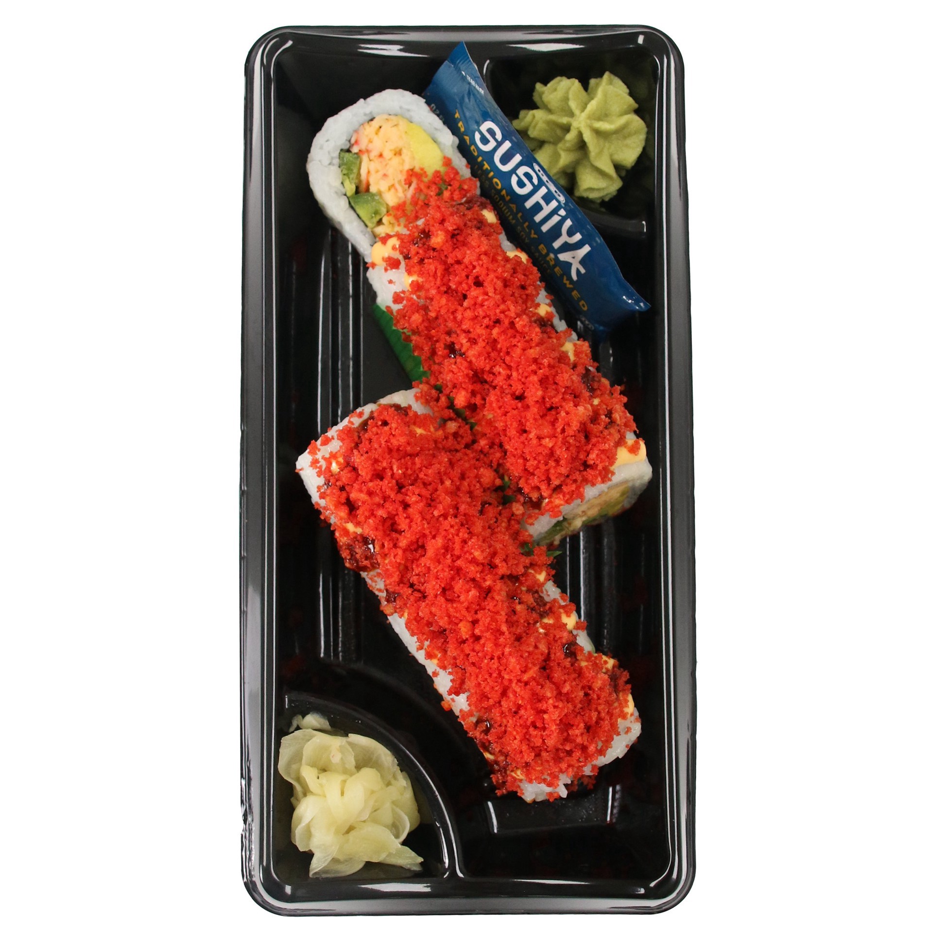 slide 1 of 1, H-E-B Sushiya El Fuego Sushi Roll, 10 ct