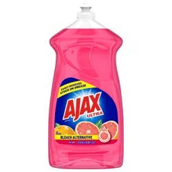 Ajax Ultra Bleach Alternative Liquid Dish Soap, Grapefruit - 52 Fl. Oz.