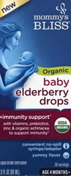 Mommy's Bliss Organic Elderberry Baby Drops 3 oz