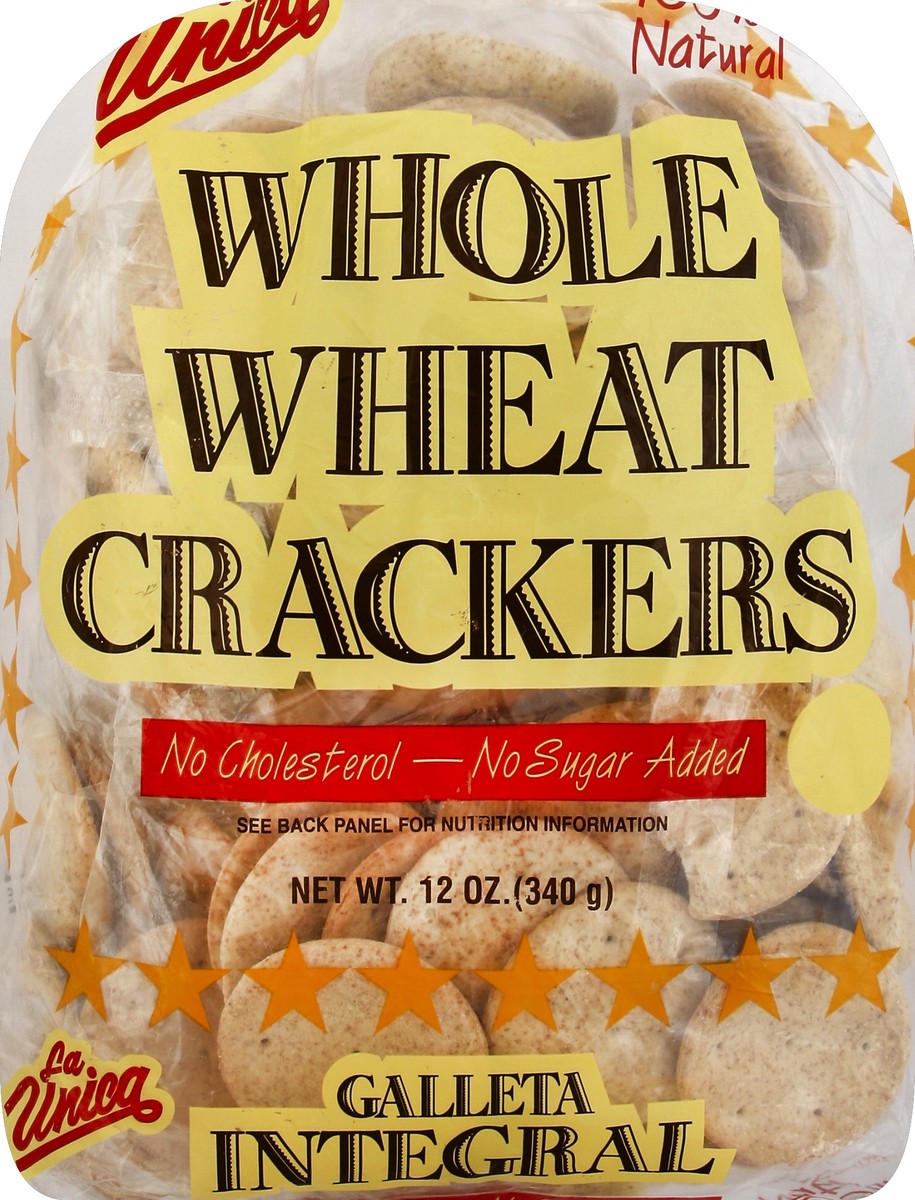 slide 1 of 5, La Unica Crackers 12 oz, 12 oz