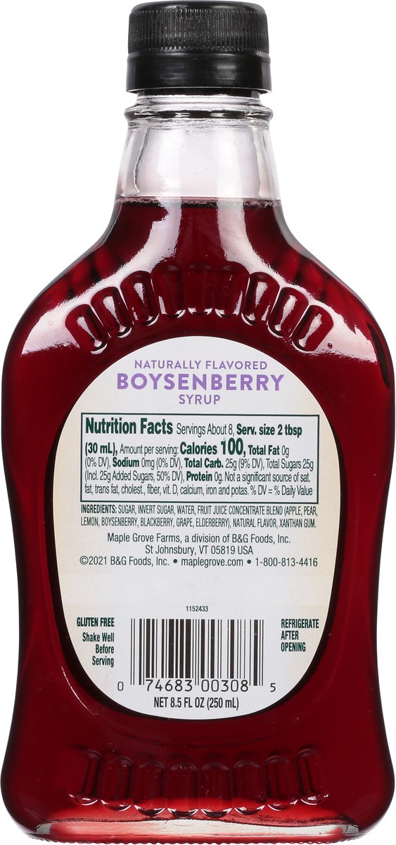 slide 5 of 9, Maple Grove Farms Boysenberry Syrup 8.5 fl oz, 8.5 fl oz