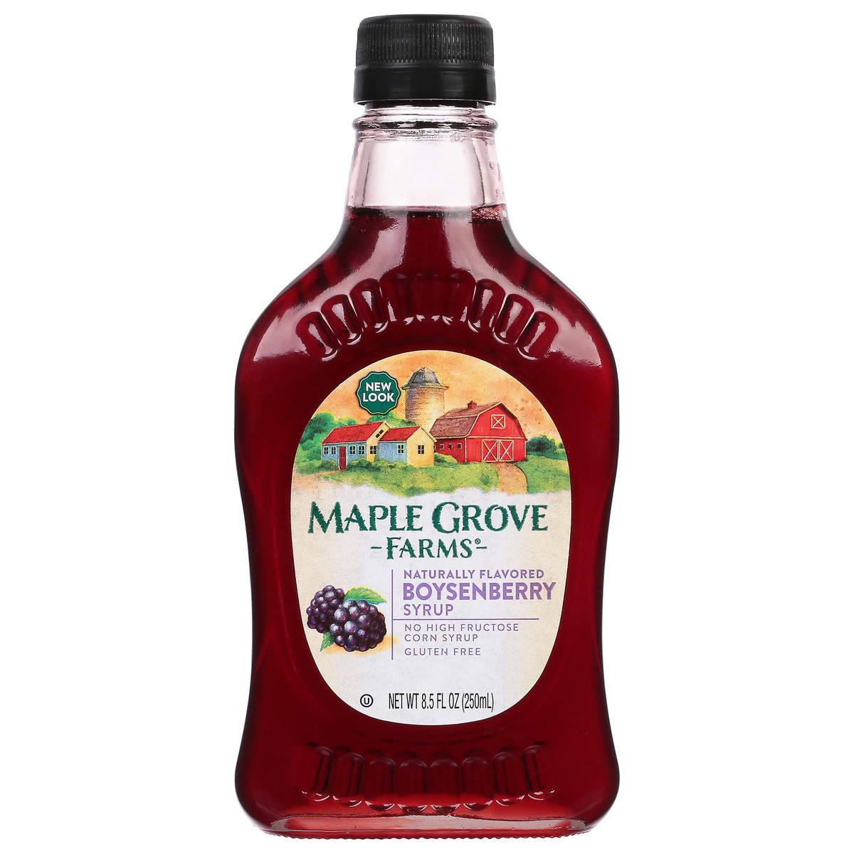 slide 1 of 9, Maple Grove Farms Boysenberry Syrup 8.5 fl oz, 8.5 fl oz