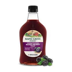 Maple Grove Farms Mixed Berry Flavored Syrup, Mixed Berry Syrup, 8.5 oz
