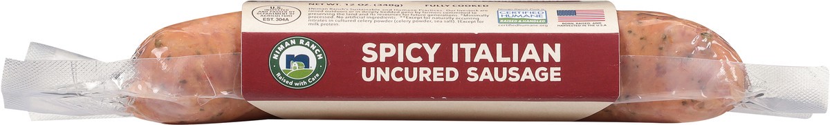 slide 8 of 15, Niman Ranch All Natural Uncured Spicy Italian Sausage 12 oz, 12 oz