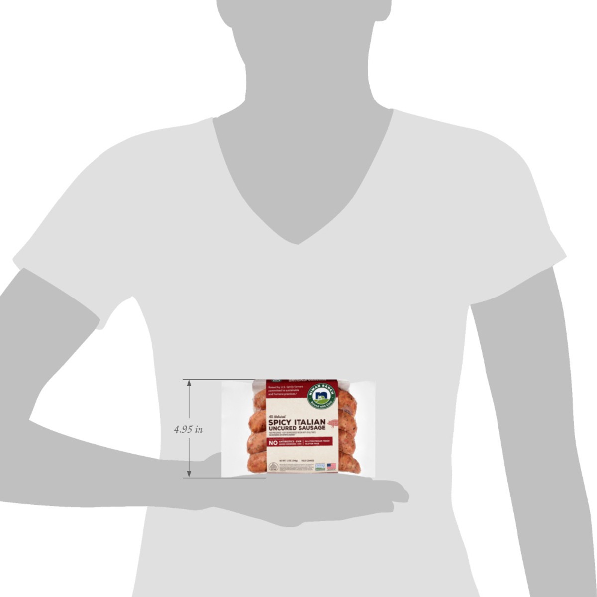 slide 4 of 15, Niman Ranch All Natural Uncured Spicy Italian Sausage 12 oz, 12 oz