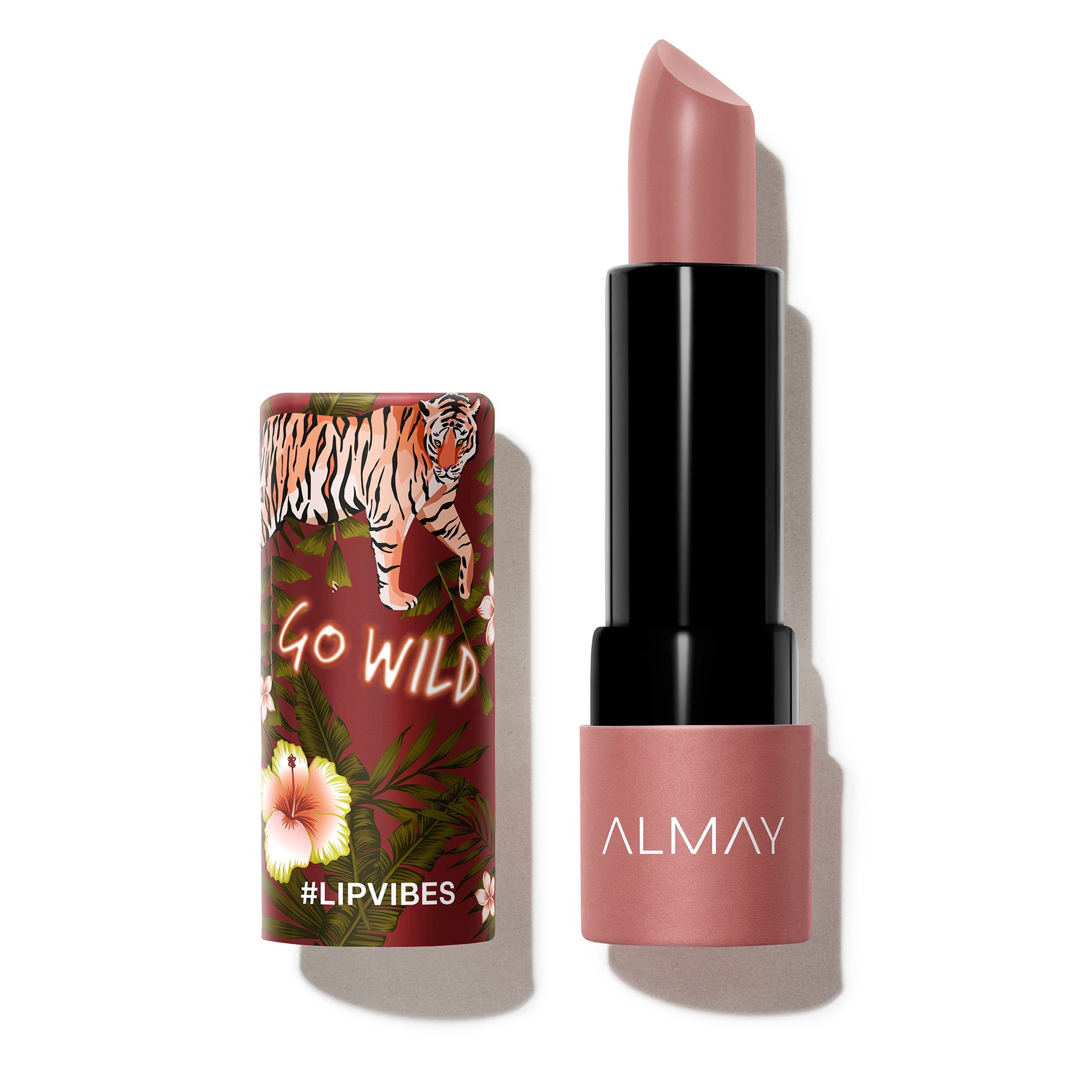 slide 1 of 3, Almay Lip Vibes Lipstick - Go Wild, 0.14 oz