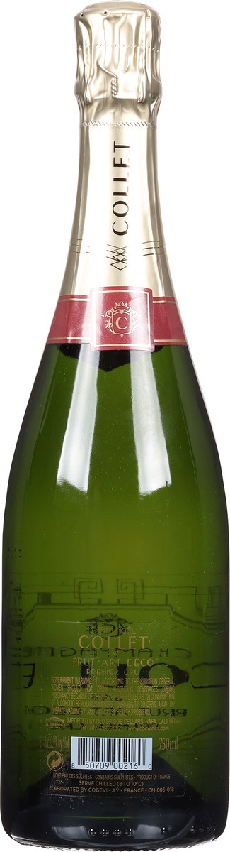 slide 4 of 9, Champagne Collet Prem Cru, 750 ml
