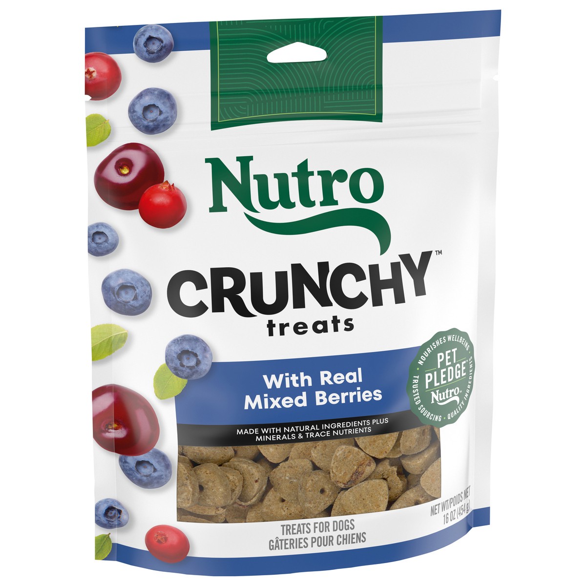 slide 6 of 15, Nutro Crunchy with Real Mixed Berries Treats for Dogs 16 oz, 16 oz