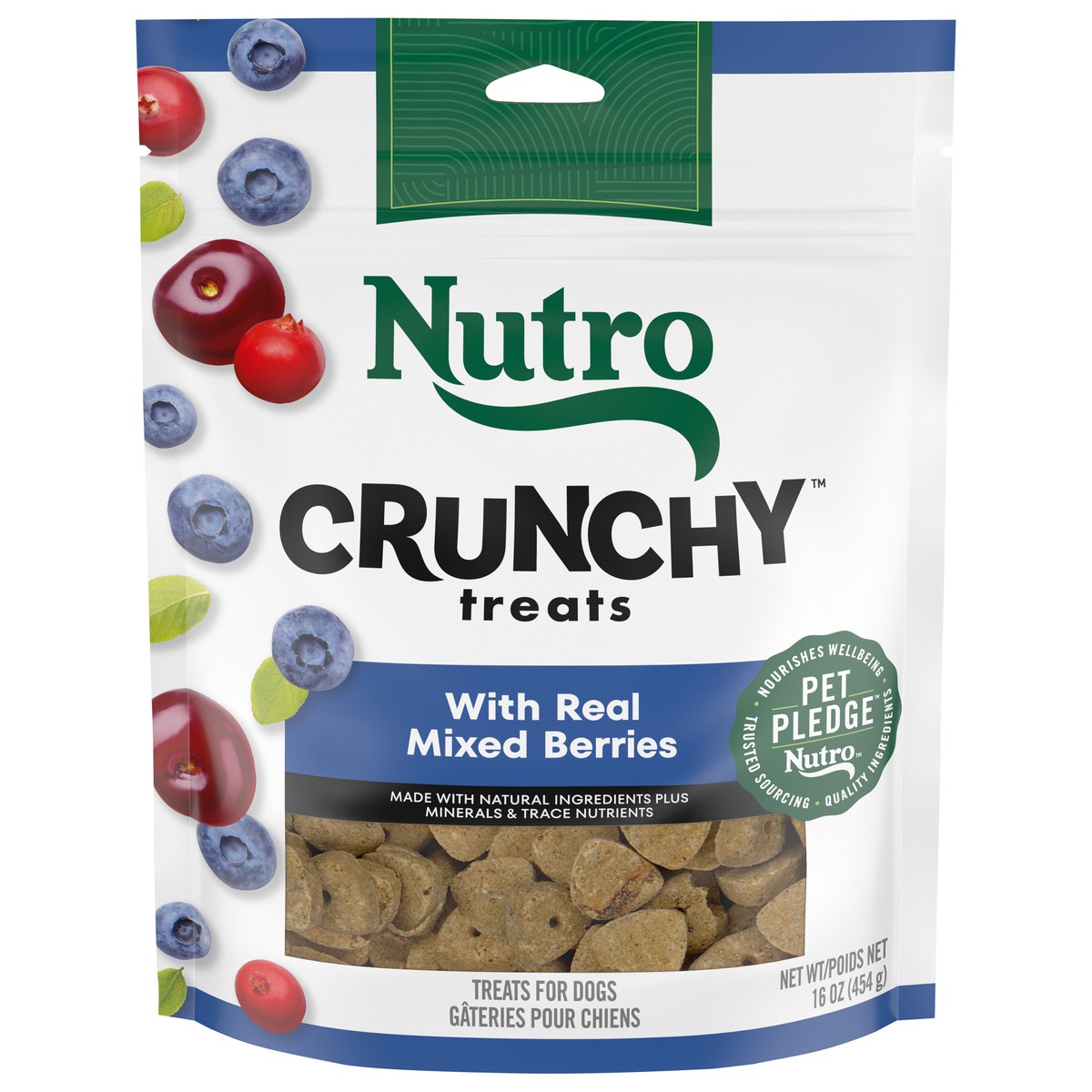 slide 14 of 15, Nutro Crunchy with Real Mixed Berries Treats for Dogs 16 oz, 16 oz