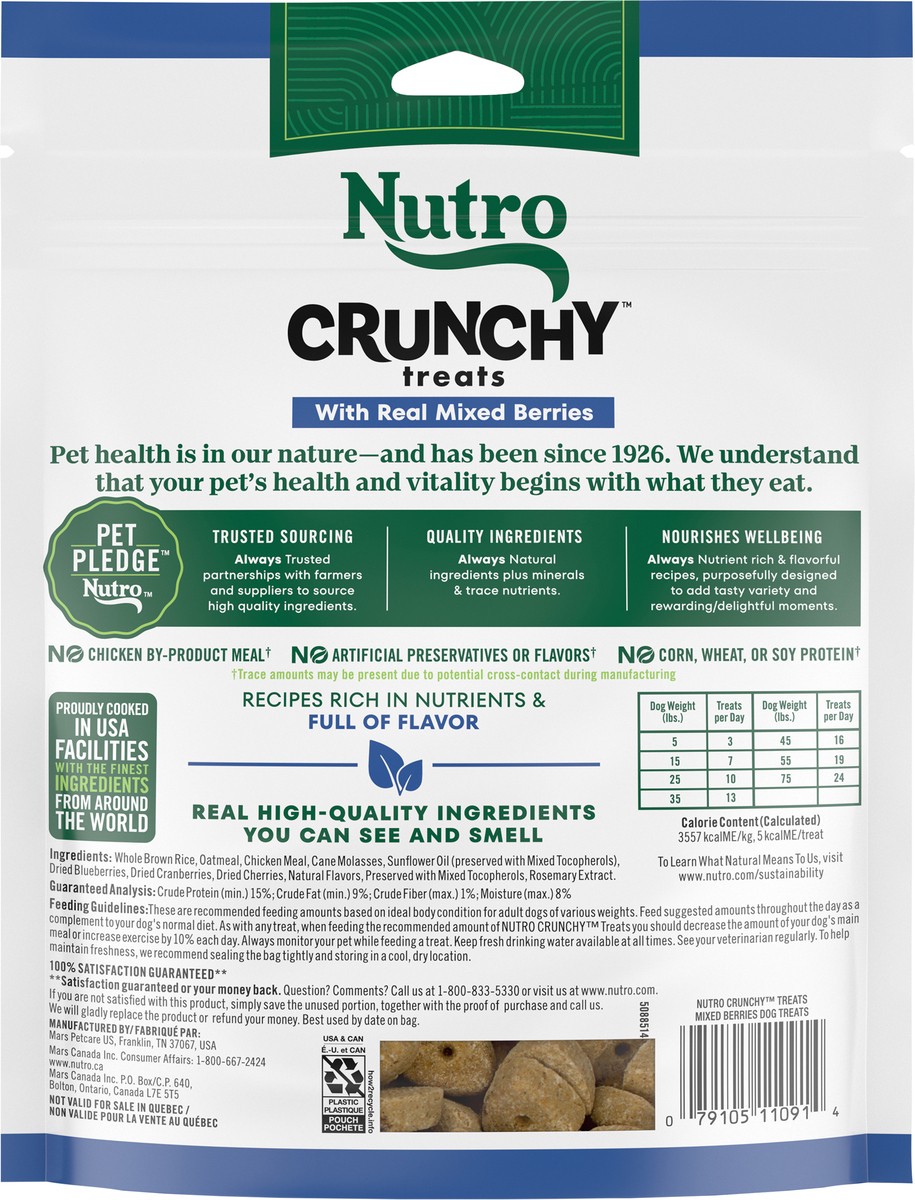 slide 13 of 15, Nutro Crunchy with Real Mixed Berries Treats for Dogs 16 oz, 16 oz
