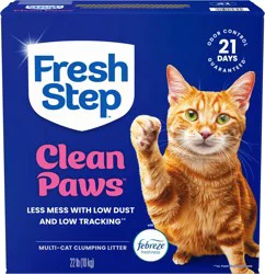 Fresh Step Clean Paws Cat Litter 22 lb