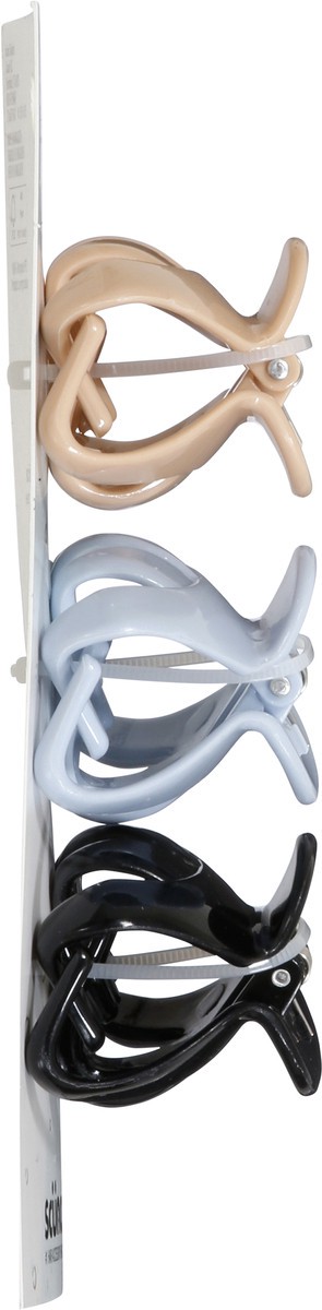 slide 3 of 9, scünci Jaw Clips 3 ea, 3 ct