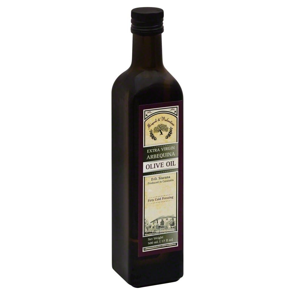 slide 1 of 1, Miguel & Valentino Extra Virgin Arbequina Olive Oil, 17 fl oz