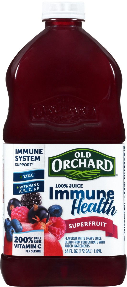 slide 12 of 13, Old Orchard Immune Health Superfruit 100% Juice 64 fl. oz. Bottle, 64 fl oz