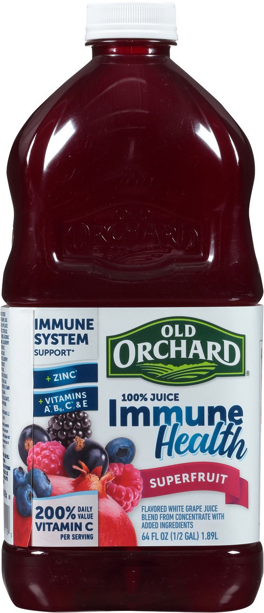 slide 5 of 13, Old Orchard Immune Health Superfruit 100% Juice 64 fl. oz. Bottle, 64 fl oz