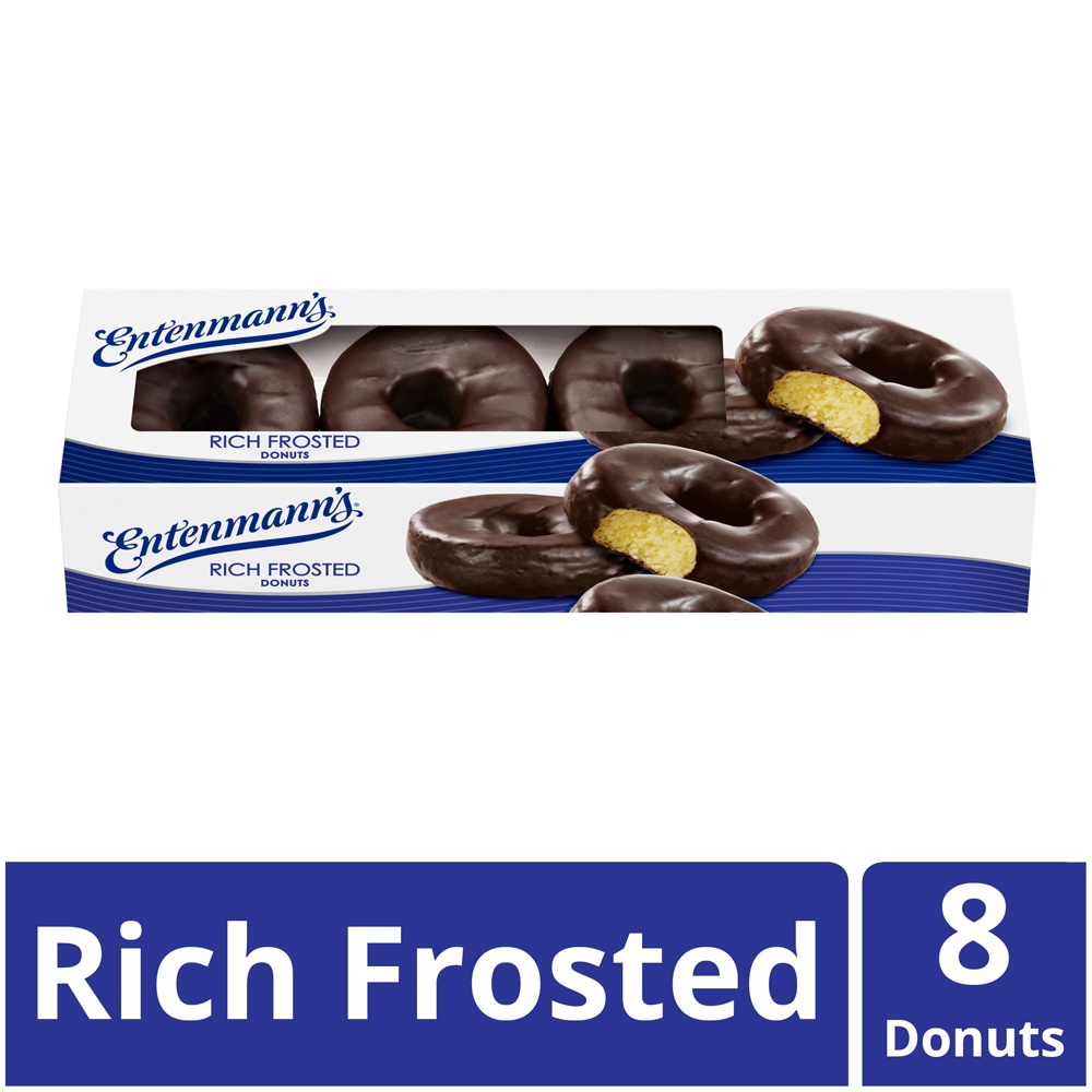 slide 2 of 9, Entenmann's Rich Frosted Donuts, 16 oz