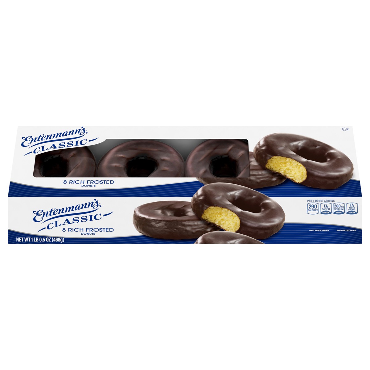 slide 1 of 5, Entenmann's Rich Frosted Donuts, 8 ct