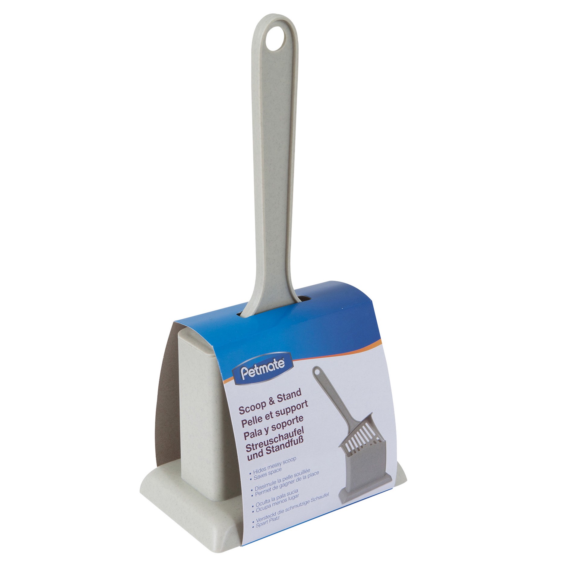 slide 3 of 9, Petmate Handy Stand Litter Scoop, 1 ct