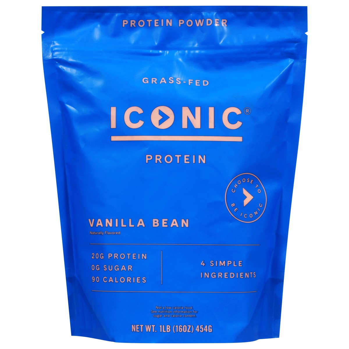 slide 1 of 11, ICONIC Vanilla Bean Protein Powder 1 lb, 1 lb