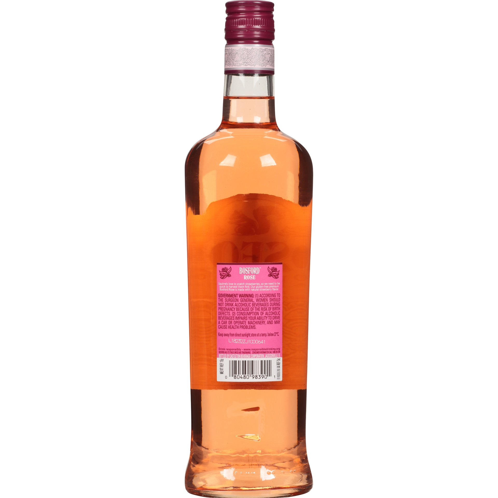 slide 6 of 6, Rose Gin & Strawberry Liqueur, 750 ml