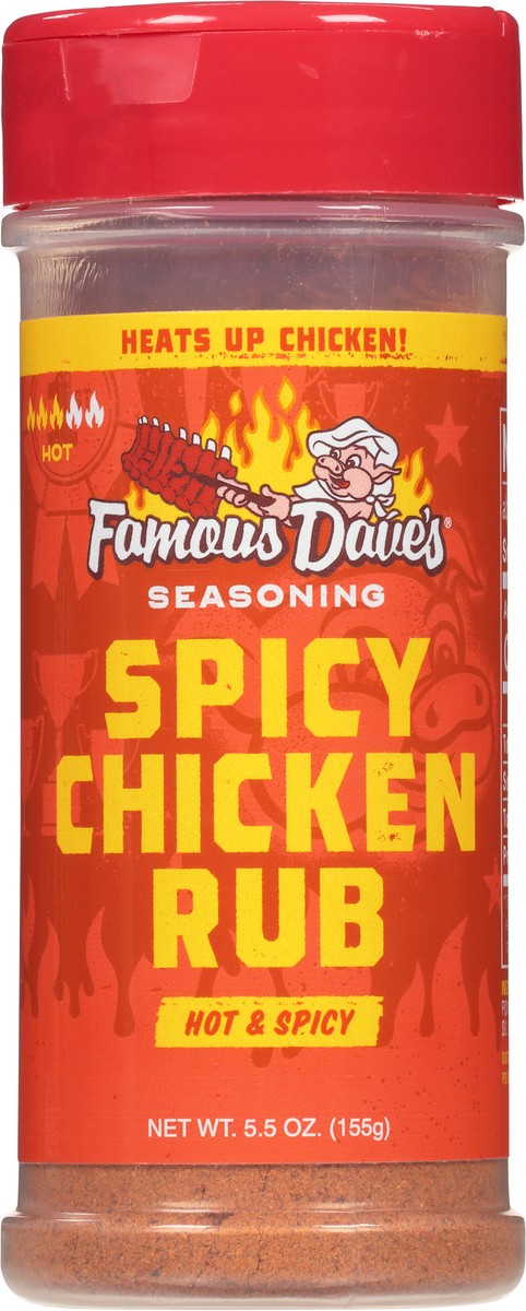 slide 6 of 14, Famous Dave's Hot & Spicy Spicy Chicken Rub Seasoning 5.5 oz, 5.5 oz