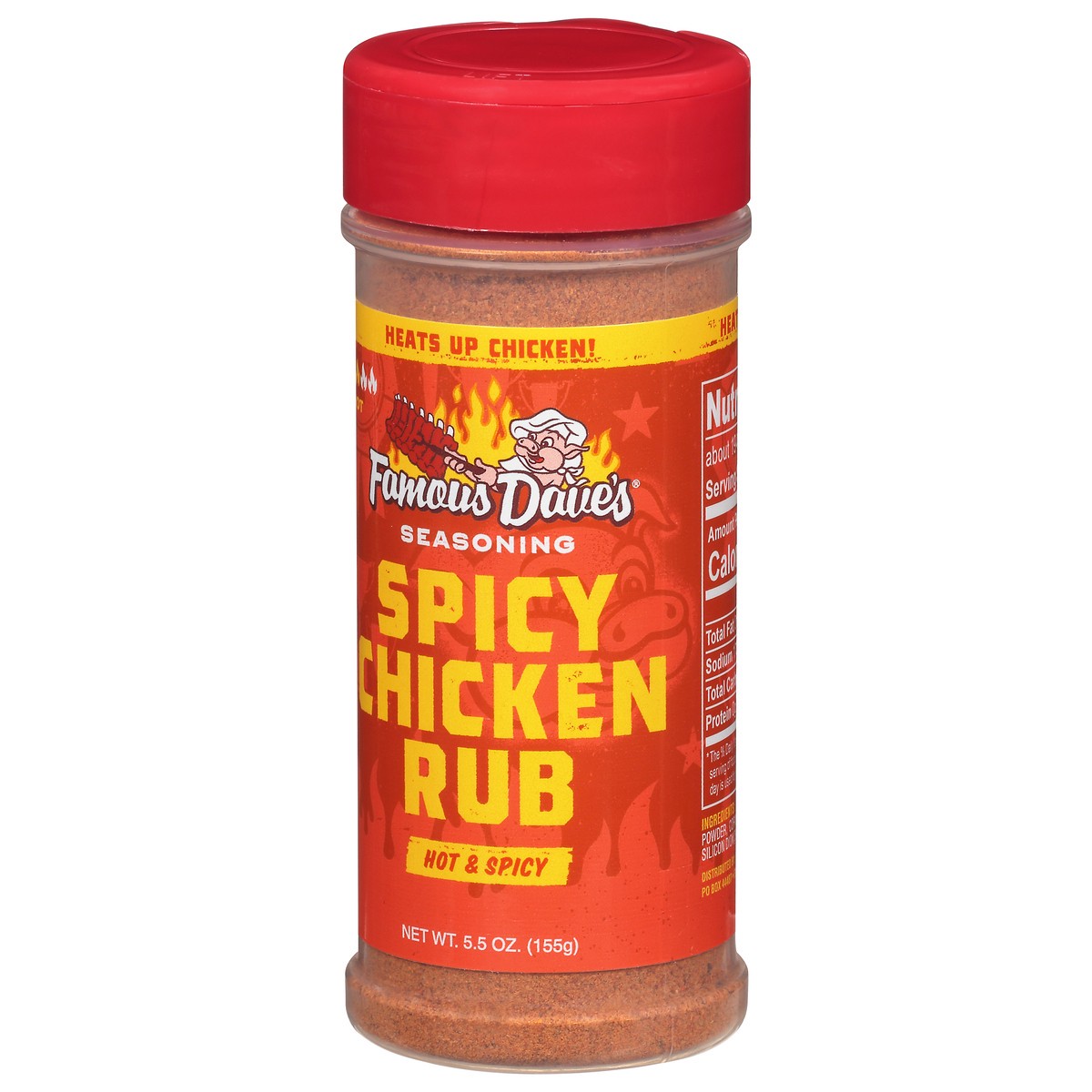 slide 7 of 14, Famous Dave's Hot & Spicy Spicy Chicken Rub Seasoning 5.5 oz, 5.5 oz