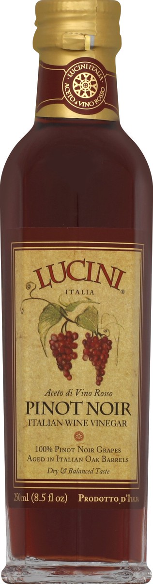 slide 2 of 2, Lucini Vinegar, Italian Wine, Pinot Noir, 8.5 oz