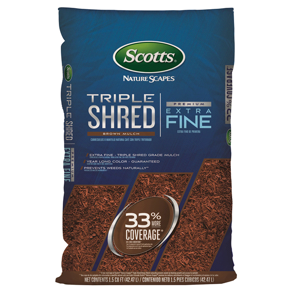 slide 1 of 13, Scotts Mulch Colored Brown, 1.5 cu ft