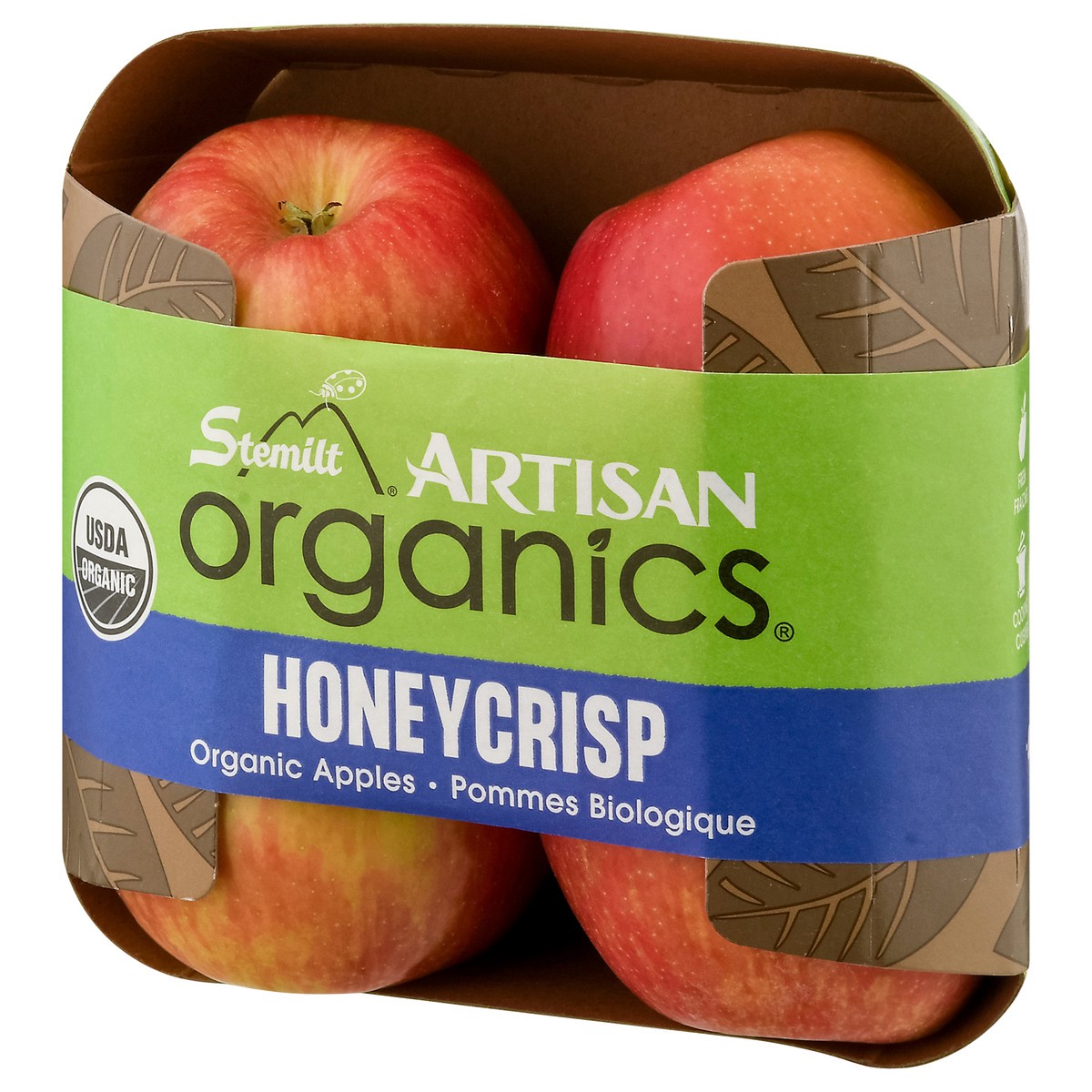 slide 10 of 15, Stemilt Organic Honeycrisp Apples 1 ea, 1 ct