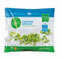 slide 1 of 1, Simple Truth Organic Chopped Spinach, 10 oz