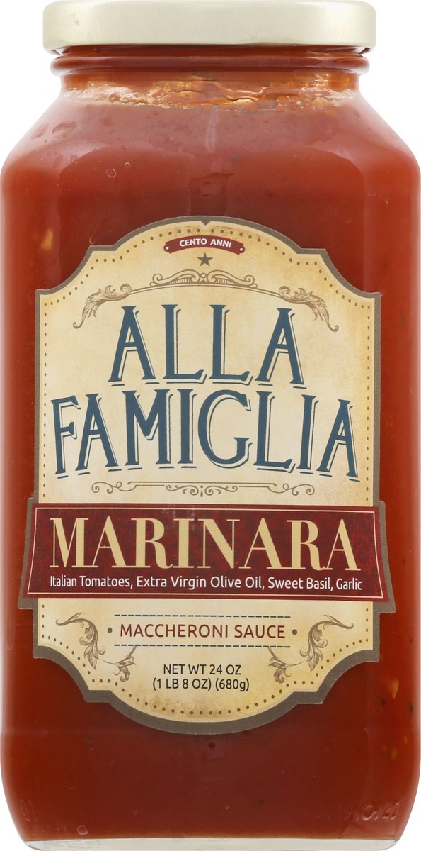 slide 6 of 12, Alla Famiglia Marinara Sauce - 24 oz, 24 oz