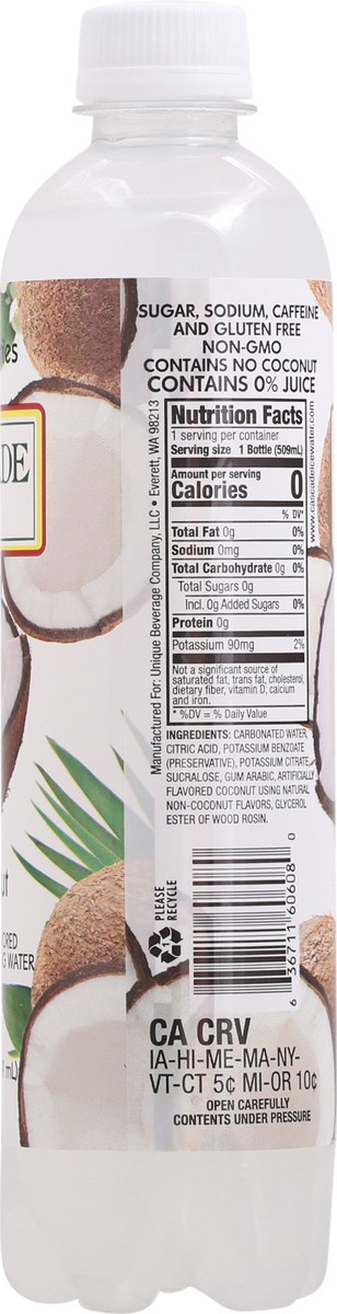 slide 3 of 12, Cascade Ice Coconut Sparkling Water - 17.20 fl oz, 17.20 fl oz